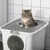 PawHut Katzenklo