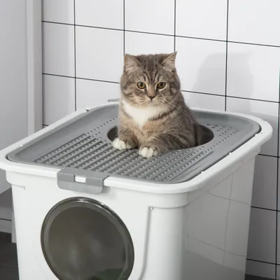 PawHut Katzenklo