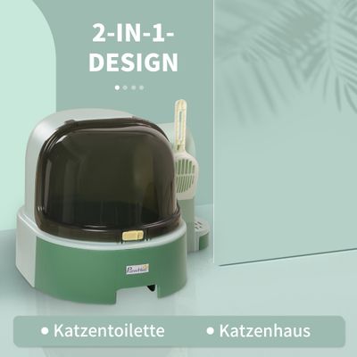 PawHut Katzenklo