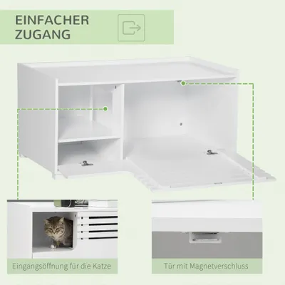 PawHut Katzenklo