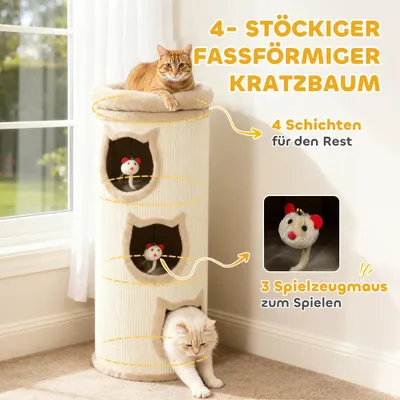 PawHut Kratztonne