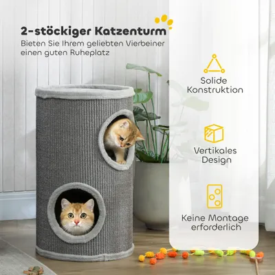 PawHut Kratztonne