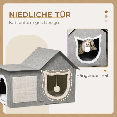 PawHut Katzenhaus