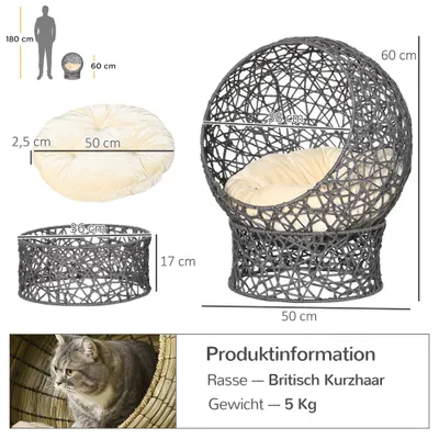 PawHut Katzenhaus