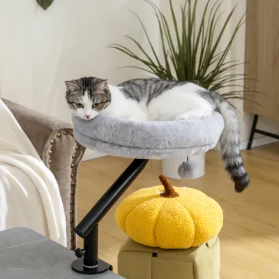 PawHut Katzen-Schreibtischbett