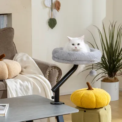 PawHut Katzen-Schreibtischbett