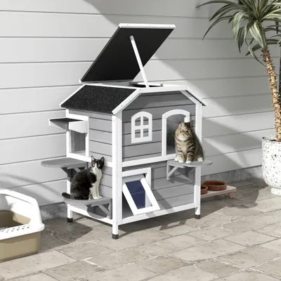 PawHut Katzenhaus