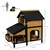 PawHut Katzenhaus