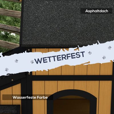 PawHut Katzenhaus