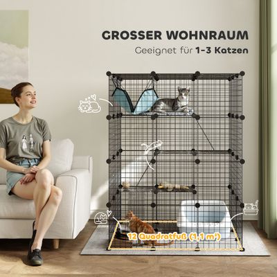 PawHut DIY-Katzenkäfig