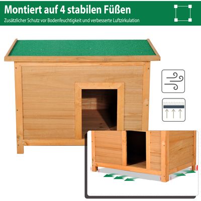 PawHut Hundehütte