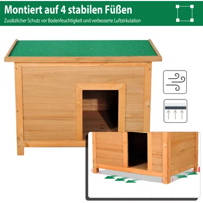 PawHut Hundehütte