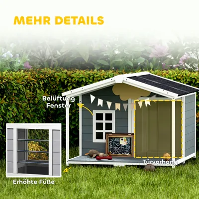 PawHut Hundehütte