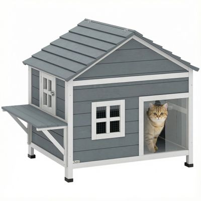 PawHut Katzenhaus