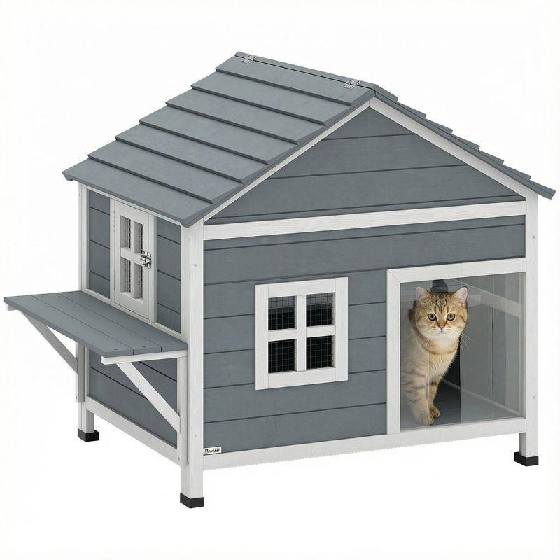 PawHut Katzenhaus