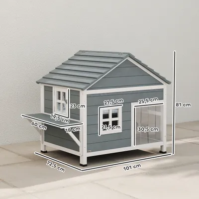 PawHut Katzenhaus
