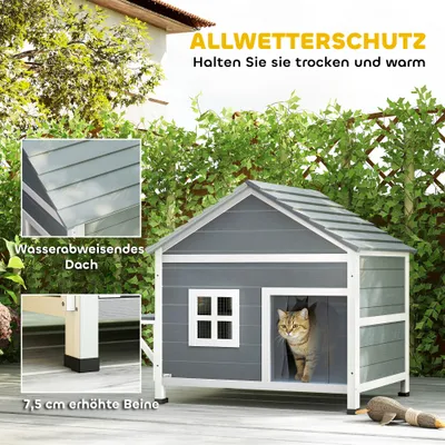 PawHut Katzenhaus