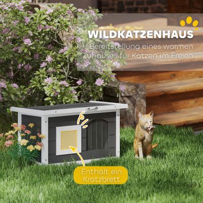 PawHut Katzenhaus