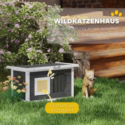 PawHut Katzenhaus