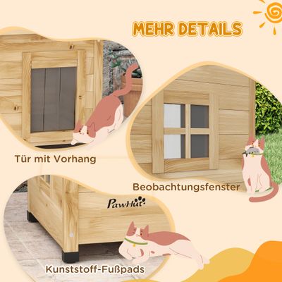 PawHut Katzenhaus