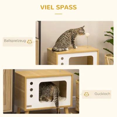 PawHut Katzenhaus