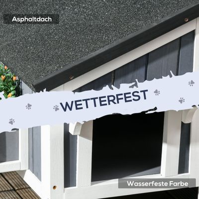 PawHut Katzenhaus