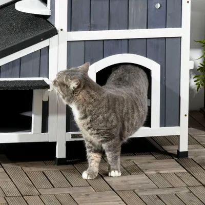 PawHut Katzenhaus