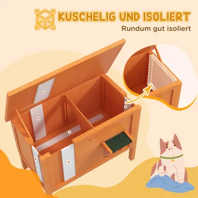 PawHut Katzenhütte