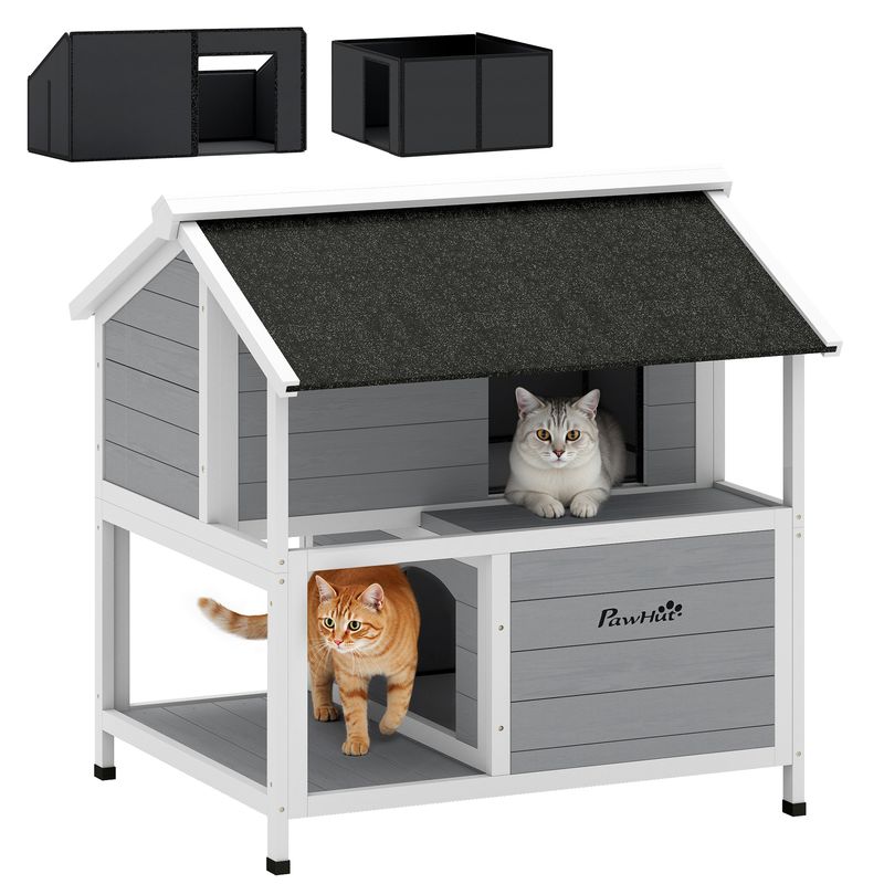 PawHut Katzenhaus