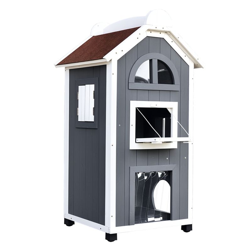 PawHut Katzenhaus