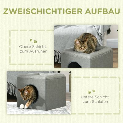PawHut Katzenhaus