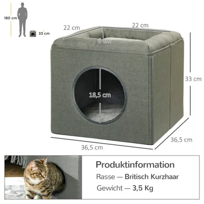 PawHut Katzenhaus