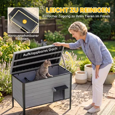PawHut Katzenhaus