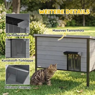 PawHut Katzenhaus