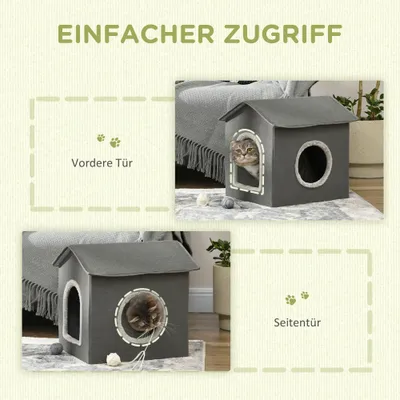 PawHut Katzenhaus