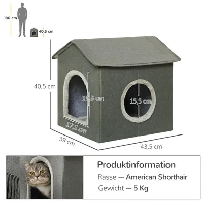 PawHut Katzenhaus