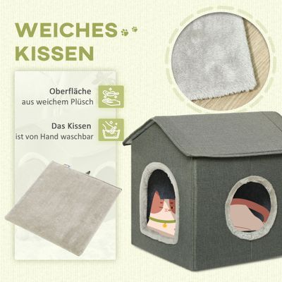 PawHut Katzenhaus