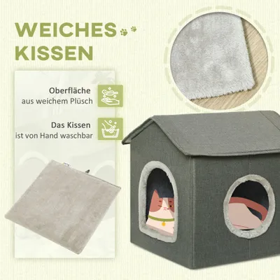 PawHut Katzenhaus
