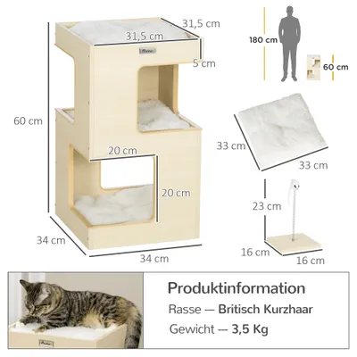 PawHut Katzenhaus