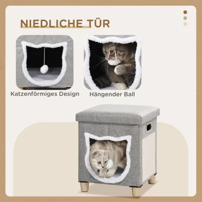 PawHut Katzenhaus
