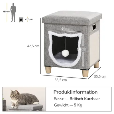 PawHut Katzenhaus