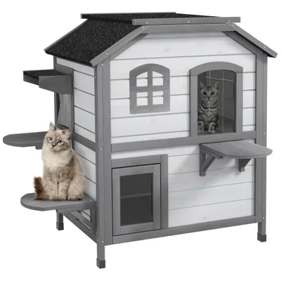 PawHut Katzenhaus