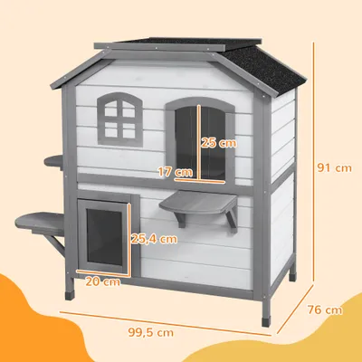 PawHut Katzenhaus
