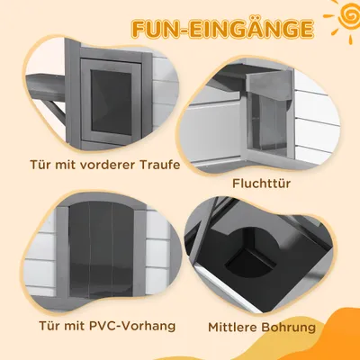 PawHut Katzenhaus