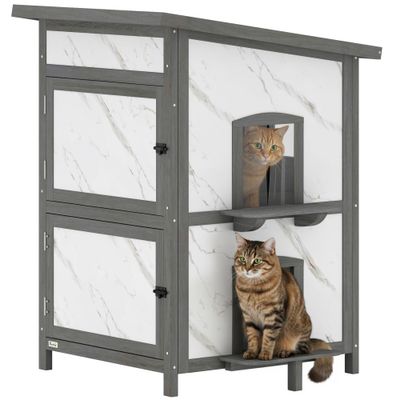 PawHut Katzenhaus