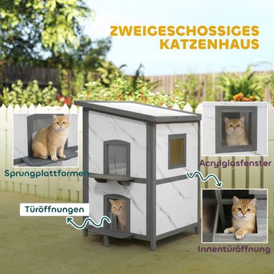 PawHut Katzenhaus