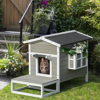 PawHut Katzenhaus