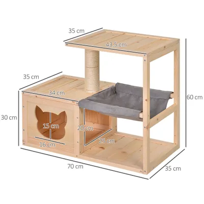 PawHut Katzenhaus