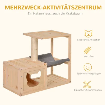 PawHut Katzenhaus