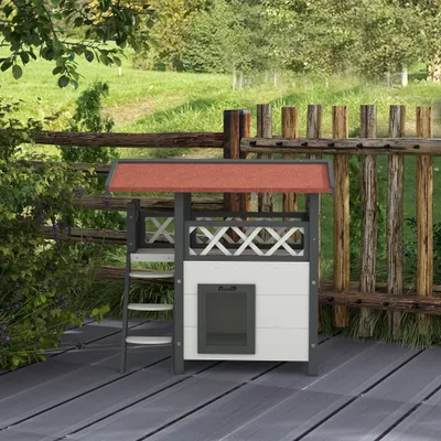 PawHut Katzenhaus